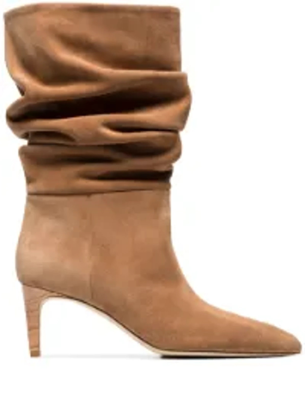 Paris Texas Slouched Suede Tan Texas Boots Size 8.5